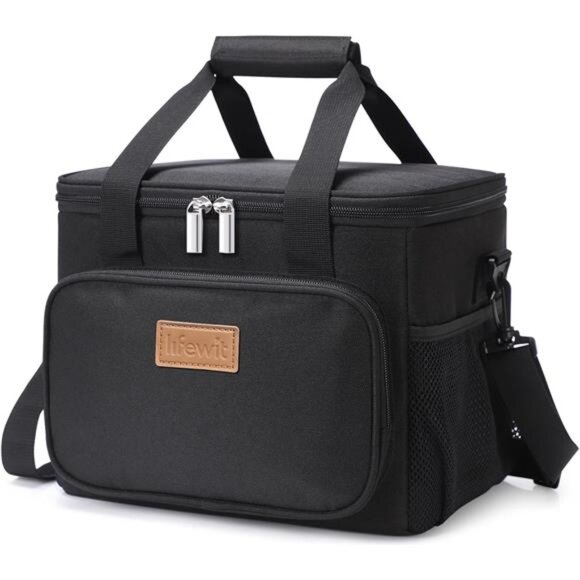 Medium Lunch Bag Insulated Lunch Box Soft Cooler Cooling Tote for Adult - Picture 1 of 7